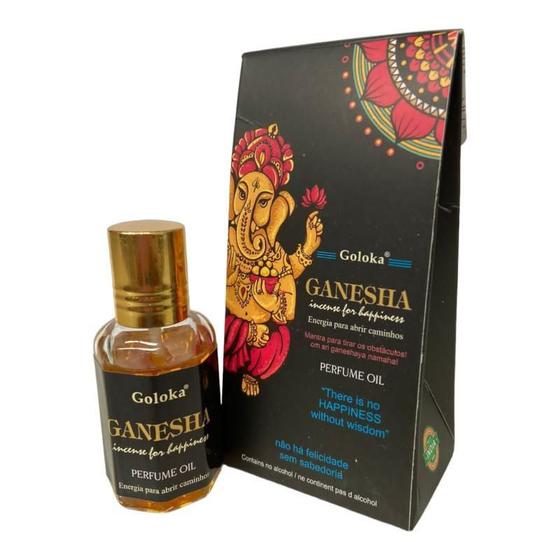 Imagem de Óleo Perfumado Indiano Goloka Ganesha Com 10 Ml