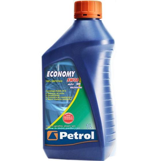 Óleo Petrol 5w30 Economy Api Sm 100% Sintético 1l - Outros Automotivo ...