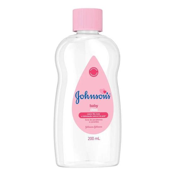 Imagem de Óleo Puro Hidratante Johnson's Baby Hidratação Regular Macia 200ml