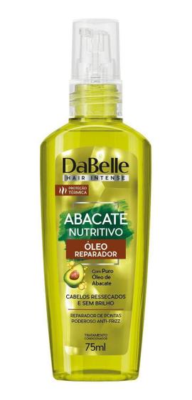 Imagem de Óleo Reparador Abacate Nutritivo Dabelle Hair Vegano 75Ml