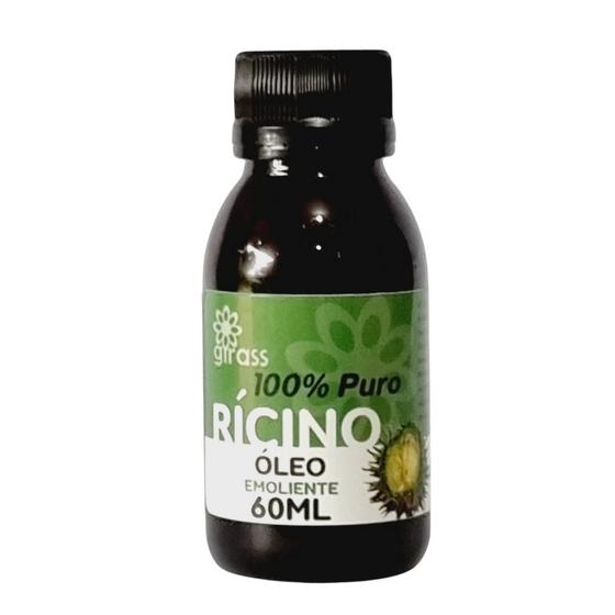 Imagem de Óleo Rícino Emoliente 100% Puro, Pele E Cabelos Girass 60ml