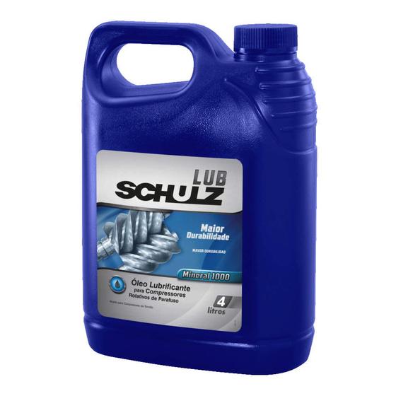 Imagem de Óleo Schulz Compressor Parafuso Ms Lub 46 Mineral 1000h 4litros Schulz 