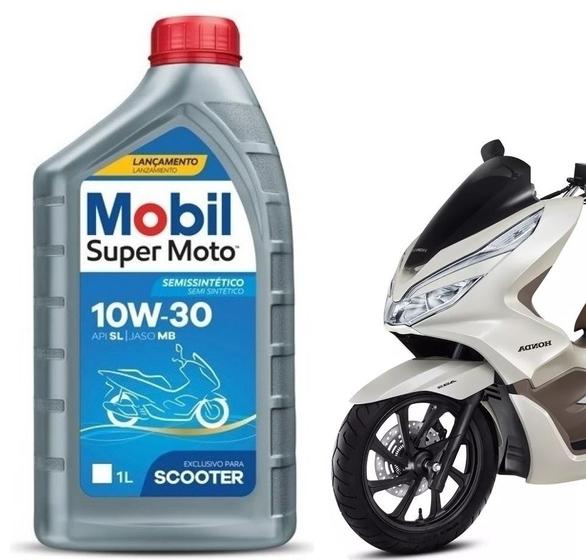 Óleo Semissintético Motor Motos Mobil 10w-30 Api Sl Jaso Mb Para Scooter Honda Lead 110 Pcx 150 - 1 Litro Menor preço em Óleo Semissintético Motor Motos Mobil 10w-30 Api Sl Jaso Mb Para Scooter Honda Lead 110 Pcx 150 - 1 Litro