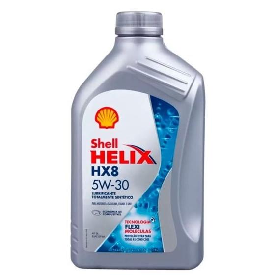 Imagem de Óleo Shell Helix Hx8 5w30 Api Sp Sintético 1 Litro Por Uni