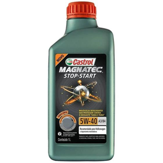 Imagem de Óleo Sintético 5W40 Magnatec A3 B4 Stop Start Castrol 1 Litro