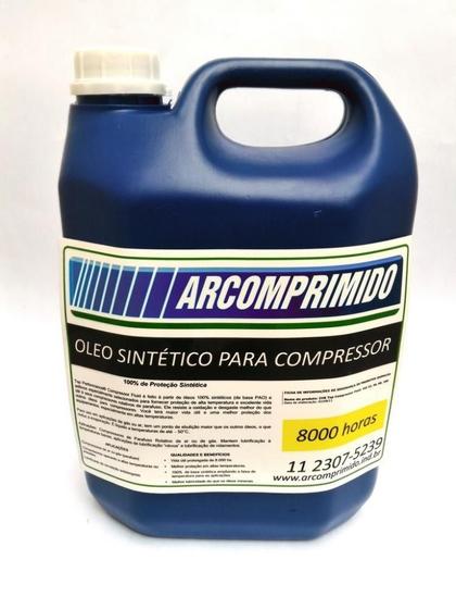 Imagem de Óleo Sintético 8000hrs para Compressores Worthington Balde de 5Lts