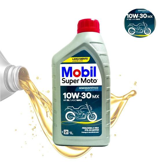 Oleo Titan 150 2018 Mobil Semi Sintetico 10w30 Mx - 1 Litro ...