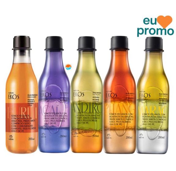 Oleo Trifásico Corporal Natura Ekos 200ml - Escola o Seu - Óleo ...