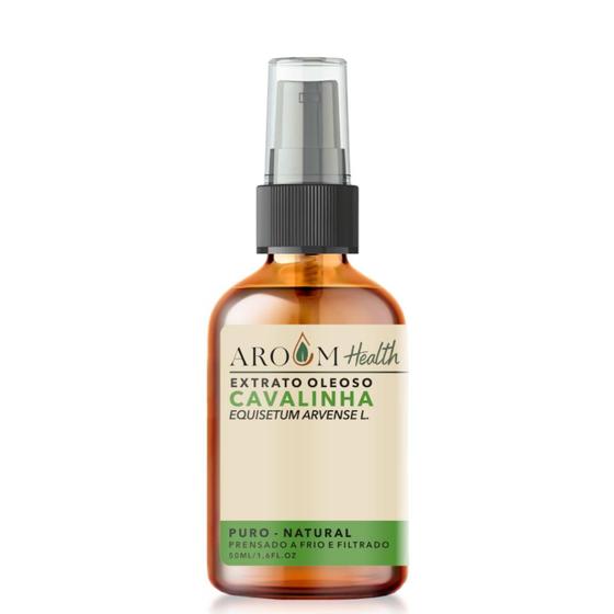 Imagem de Óleo Vegetal de Cavalinha 100% Puro Natural - 50 ml Aroom Health