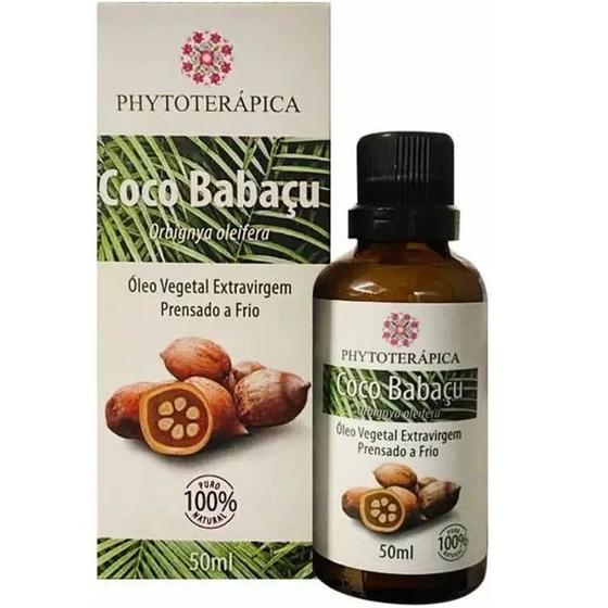 Imagem de Oleo Vegetal de Coco Babaçu 100% Puro Phytoterapica 50ML