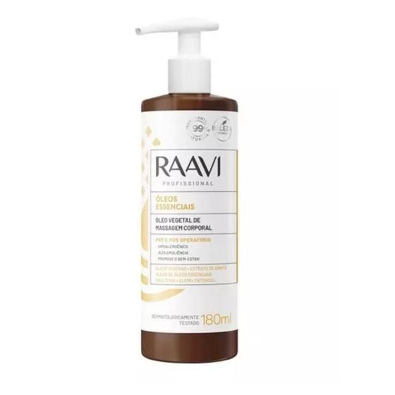 Imagem de Oleo Vegetal De Massagem Corporal 180ml Raavi