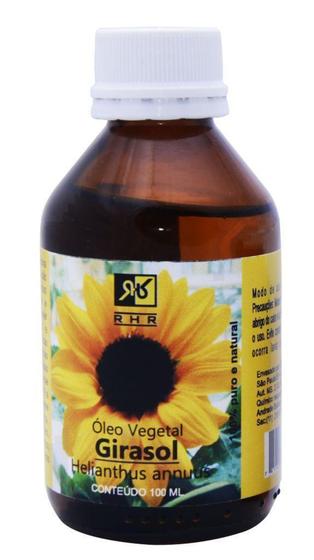 Imagem de Óleo Vegetal Girassol 100 Puro (100ml) - OGSOL100 - RHR