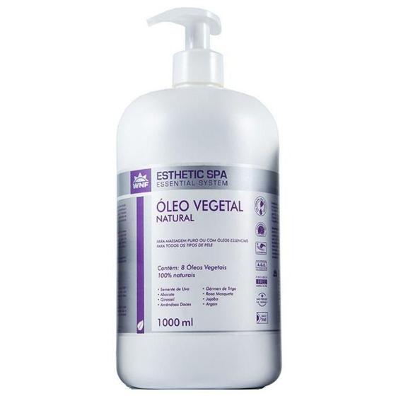 Imagem de Óleo Vegetal Natural Esthetic Spa Base Para Massagem 1L Wnf