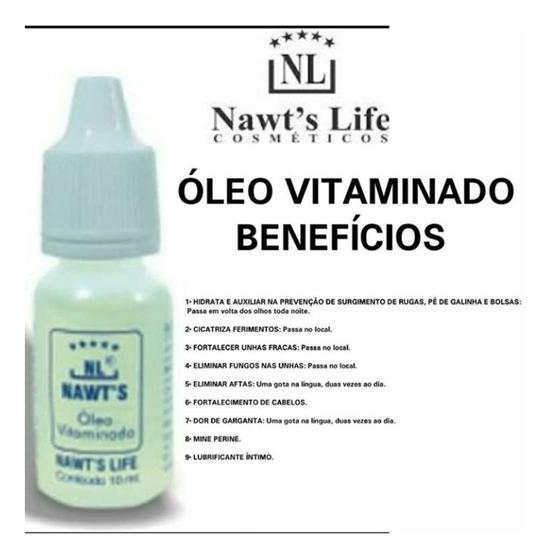 Imagem de Óleo Vitaminado Para Área Dos Olhos Nawts Life Tipo de pele Mista