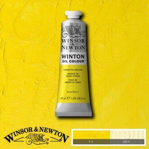 Imagem de Oleo W&N Winton 37ml Lemon Yellow Hue 346