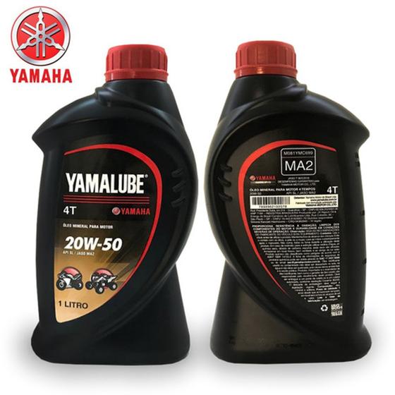 Imagem de Oleo Yamaha Yamalube 20w50 API SL/JASO MA2 4T