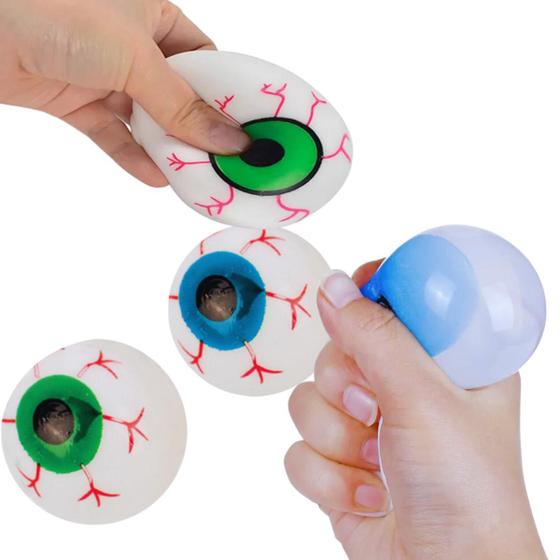Imagem de Olho Anti Stress Finger Toys Splash Ball Brinquedo Pegadinha