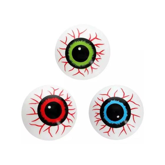 Imagem de Olhos Artificiais Halloween - Kit com 6 Unidades