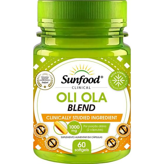 Imagem de Oli Ola Blend + Picnogenol + Polypodium 1000mg 60 softgels Peeling Natural - Sunfood