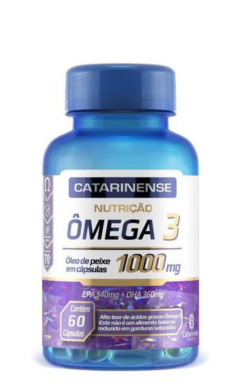 Ômega 3 1000mg Epa 540mg+Dha 360mg - Catarinense 60 Cápsulas Menor preço em Ômega 3 1000mg Epa 540mg+Dha 360mg - Catarinense 60 Cápsulas