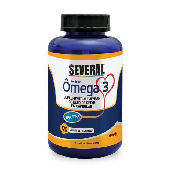 Ômega 3 1000mg Several 120 Cápsulas EGV Pharma Ômega 3 / Óleo de