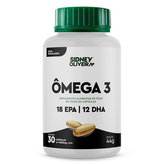 Omega 3 30 Capsulas Sidney Oliveira Ômega 3 / Óleo de Peixe Magazine Luiza