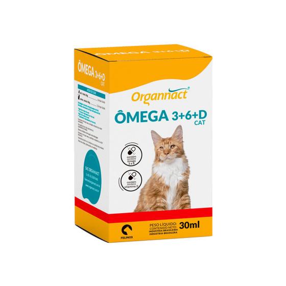 Imagem de Ômega 3+6+D Cat 30ml - Organnact