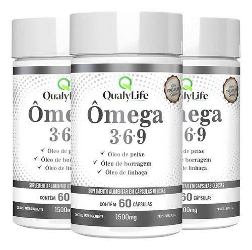 Imagem de Ômega 3, 6 E 9 3 X 60 Cápsulas Qualylife