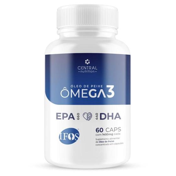 Imagem de Ômega 3 660EPA 440DHA 1450mg 60 Caps  Central Nutrition