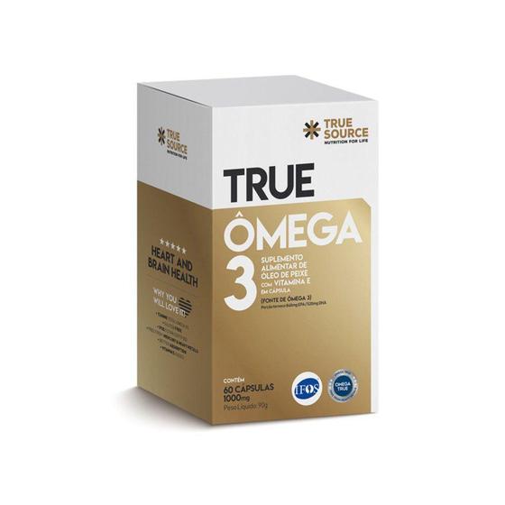 Imagem de Ômega 3 com Vitamina E 60 cápsulas True Source