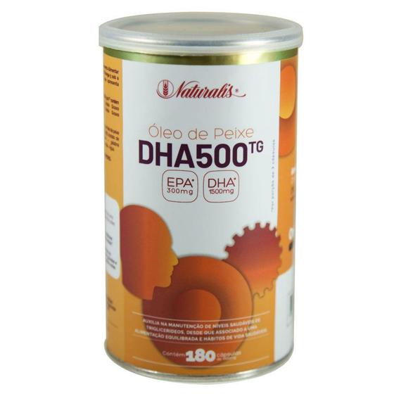 Omega 3 DHA 500 Fish Oil Naturalis 1000mg c/180 Cápsulas - Ômega 3 / Óleo  de Peixe - Magazine Luiza