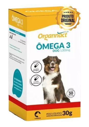 Imagem de Omega 3 Dog 1000 Mg Suplemento Vitaminico - Organnact