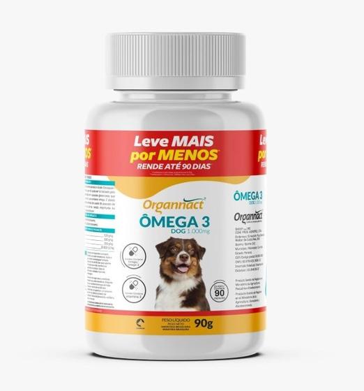 Imagem de Ômega 3 Dog 1000mg 90g Organnact