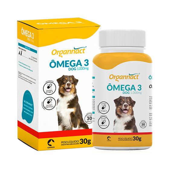 Imagem de Ômega 3 Dog Organnact 1000mg 30 capsulas para Cães
