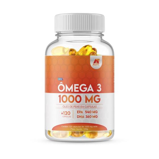 Omega 3 Epa 540 Dha 360 All Fit Nutrition 120 cápsulas Ômega 3 / Óleo de Peixe Magazine Luiza