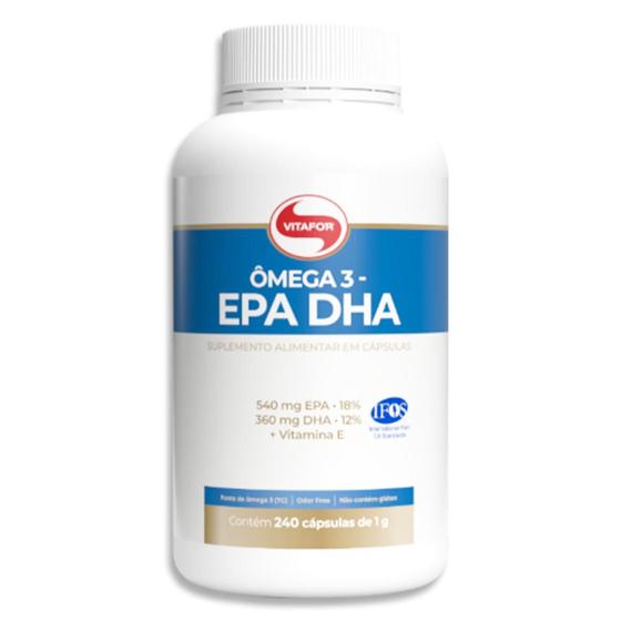Imagem de Ômega 3 EPA DHA 1g Vitafor 240 Cápsulas