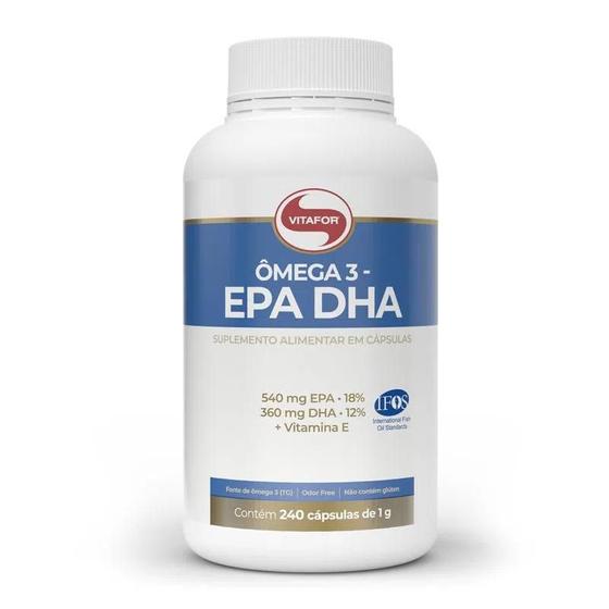 Imagem de Ômega 3 EPA DHA 240 cápsulas Vitafor - Vitamina E