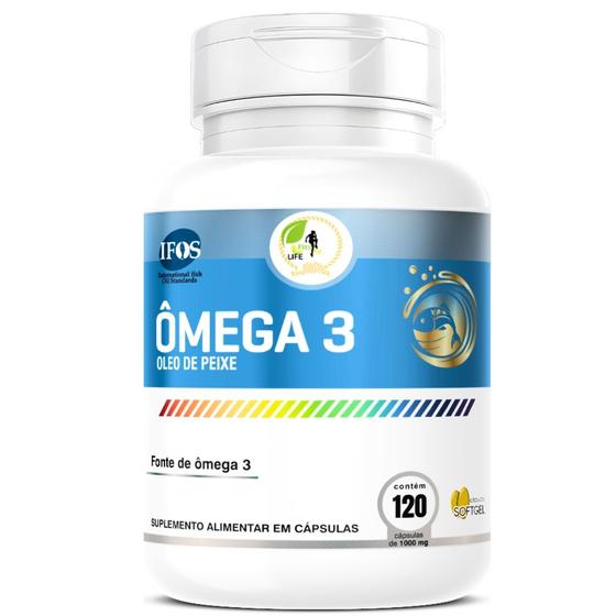 Imagem de Ômega 3 EPA DHA IFOS 120 Cáps 1000mg SoftGel - Fits Life