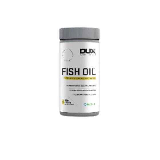 Ômega 3 Fish Oil 120 Cáps Softgel Dux Nutrition Ômega 3 / Óleo de