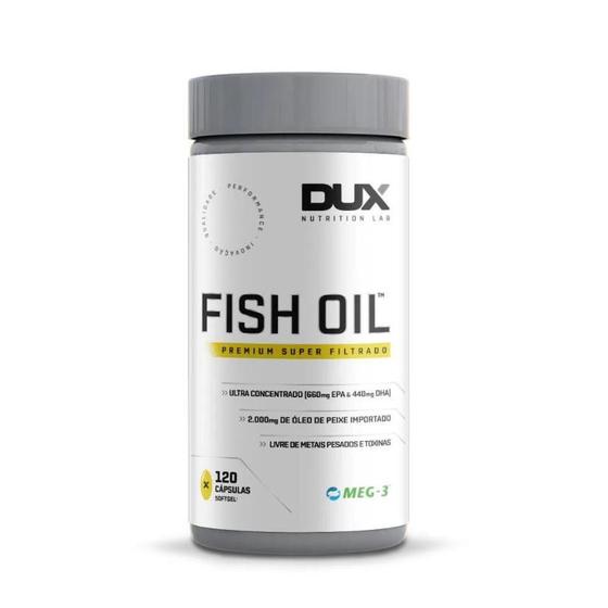 Imagem de Ômega 3 Fish Oil Dux - Pote com 120 cápsulas - Dux Nutrition