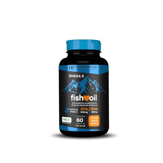 Imagem de Omega 3 Fish Oil Meg 3 60 Cps Hf Suplementos