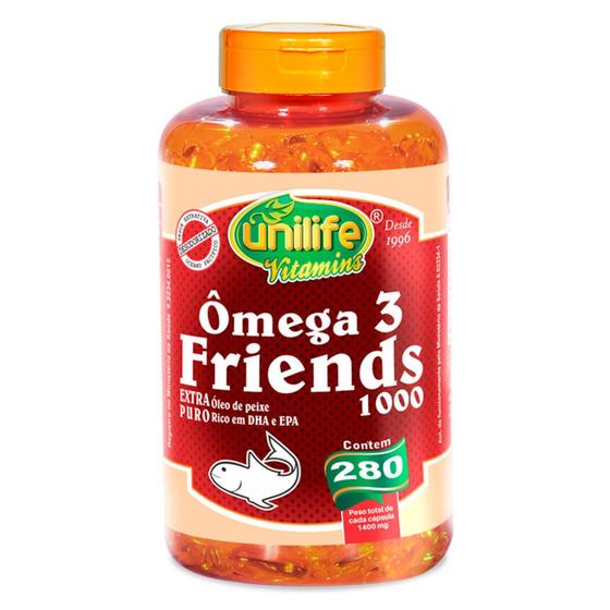 Imagem de Ômega 3 Friends (1200mg) 280 Cápsula - Unilife