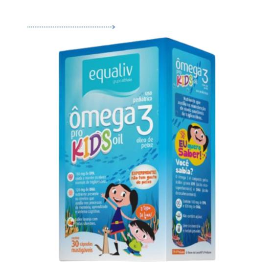 Ômega 3 Kids Mastigáveis 180 EPA 120 DHA 30 Capsúlas Equaliv é boa?