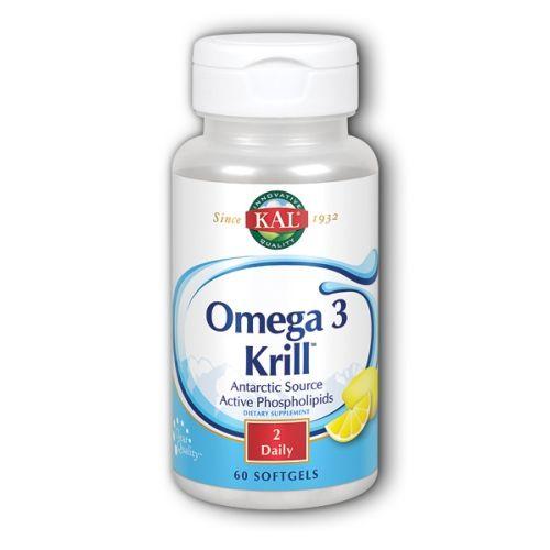 Imagem de Omega 3 Krill 60 Softgels da Kal (pacote com 2)