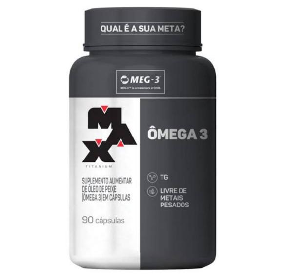 omega 3 max titanium 90 capsulas Menor preço em omega 3 max titanium 90 capsulas