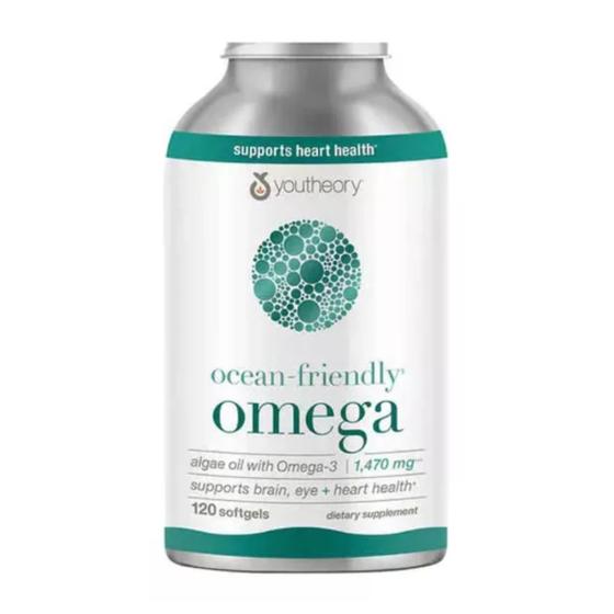 Imagem de Ômega 3 Ocean Friendly Youtheory  120 Softgels