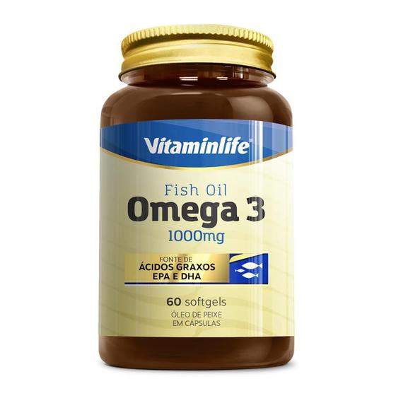 Imagem de Omega 3 - Óleo De Peixe (1000mg) 60 comprimidos Vitaminlife