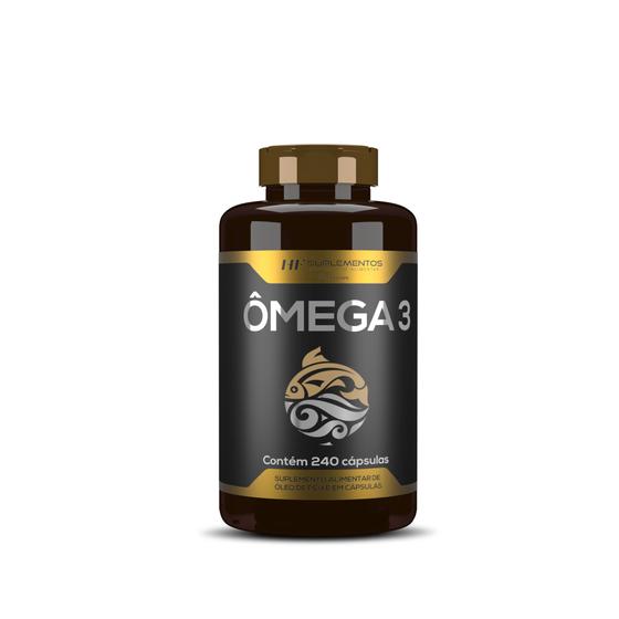 Imagem de Omega 3 oleo de peixe premium 240caps hf suplementos