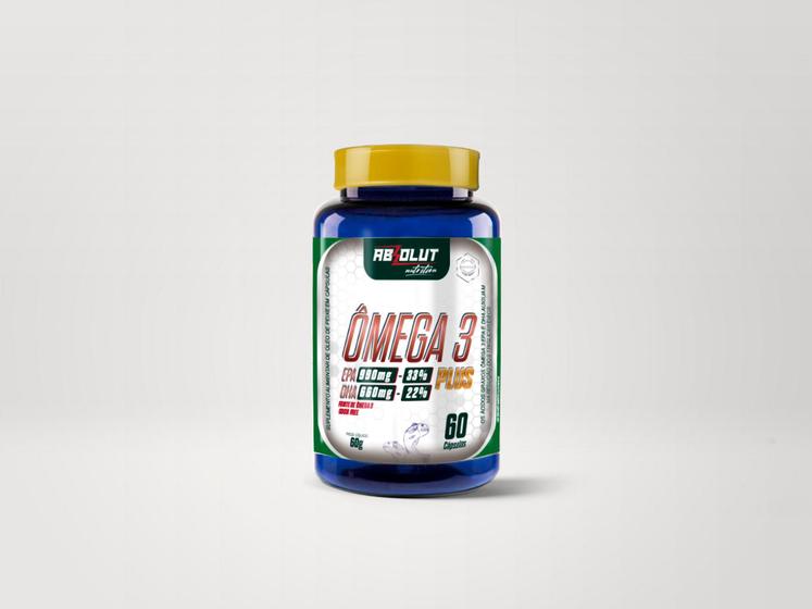 Ômega 3 Plus DHA 990 / EPA 660 Absolut Nutrition 60 Cápsulas Ômega