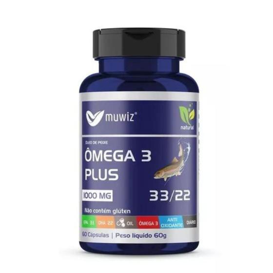 Imagem de Ômega 3 Plus Óleo De Peixe 1000mg - 60 Cápsulas